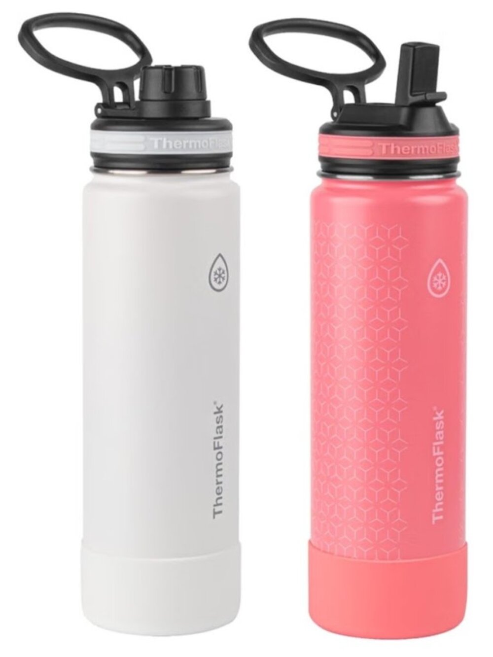 ThermoFlask Stainless Steel Water Bottles 2-Pack